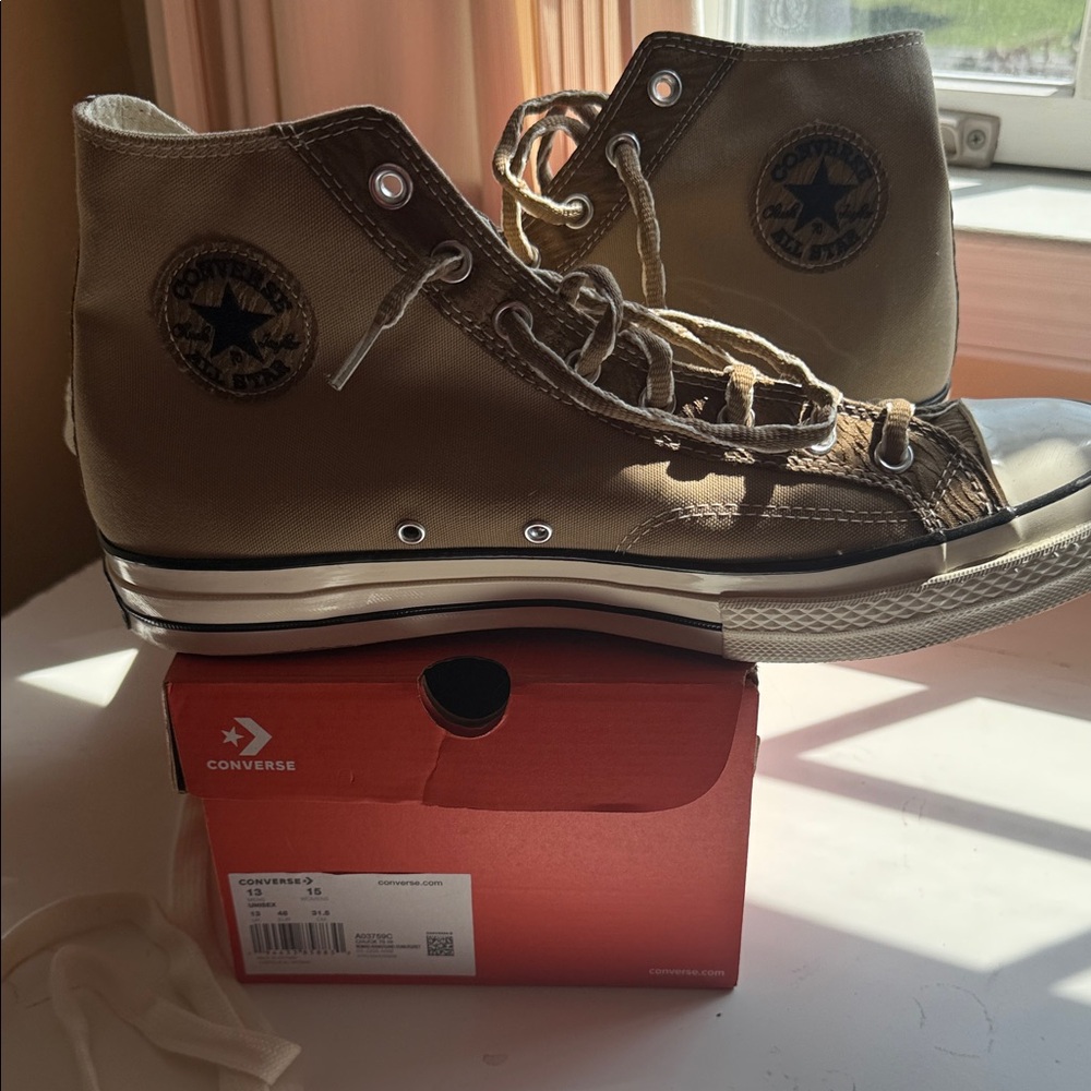 New in box! Chuck Converse High-Top Sneakers in Tan